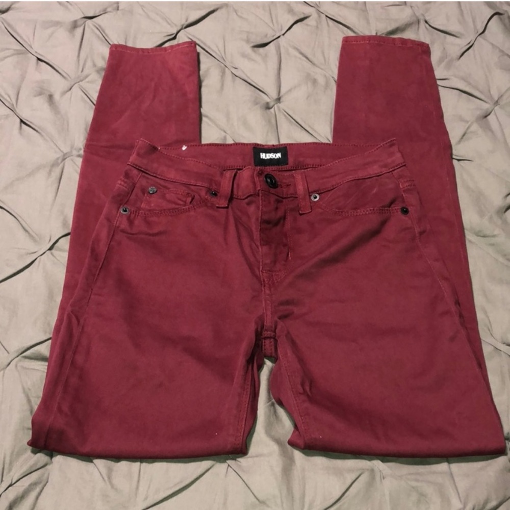 Hudson Midrise Super Skinny Ankle Jeggings